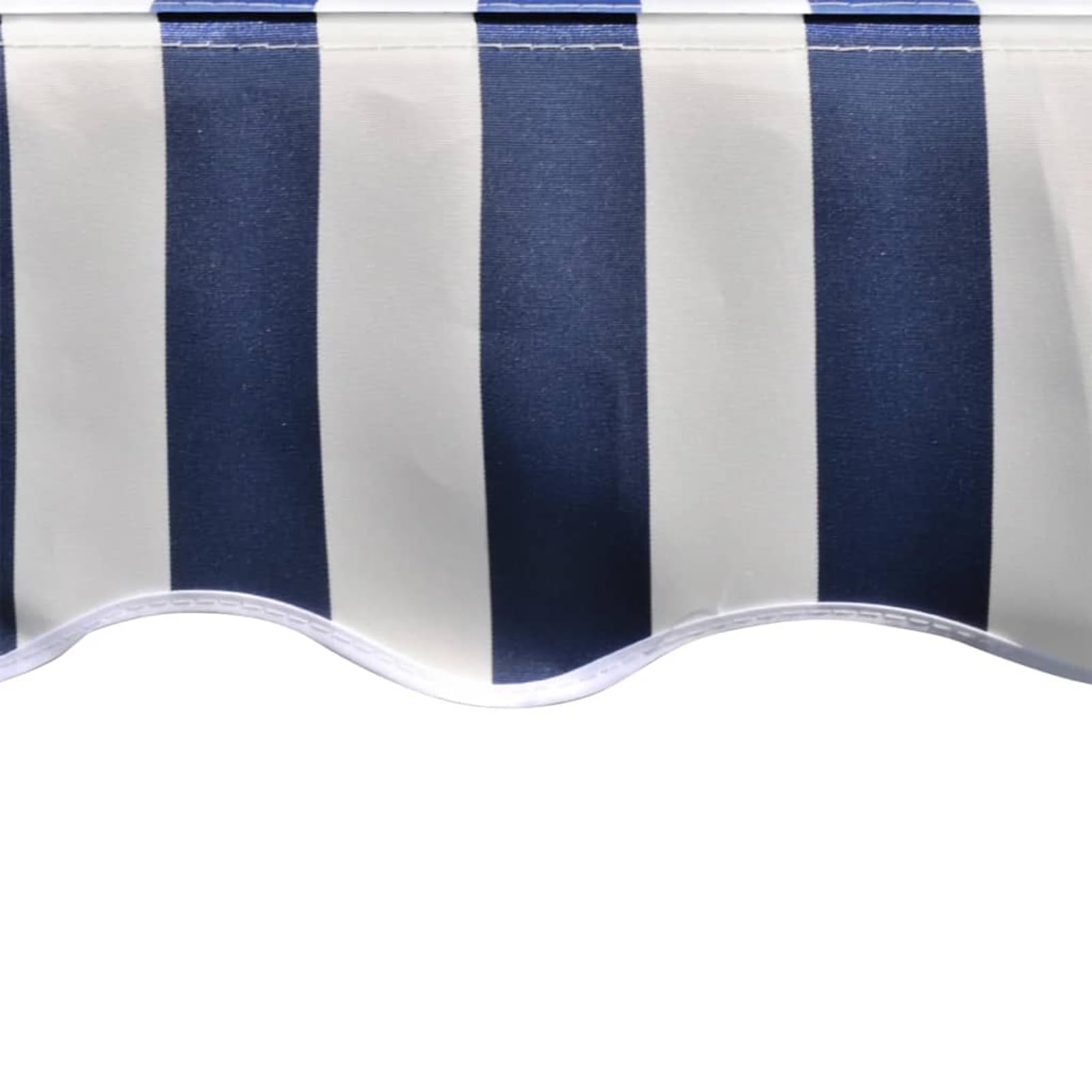 TidyardLona para toldo Lona Azul y Blanca 3 x 2,5 m (sin Marco)