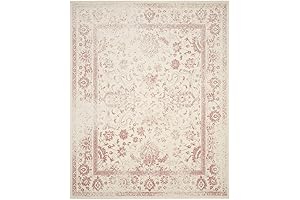 SAFAVIEH Adirondack Collection Area Rug - 8' x 10', Ivory & Rose,...