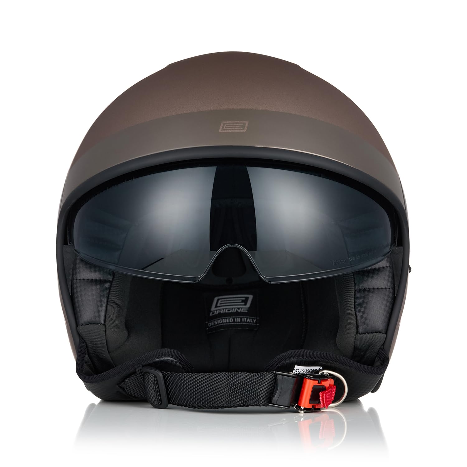 ORIGINE Casque Moto Jet Casque Scooter Ouvert avec Visière Homologué ECE