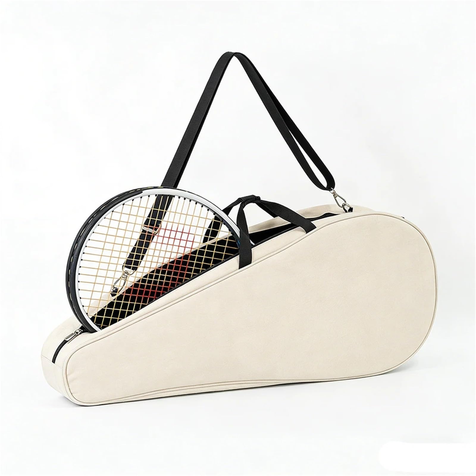 Mochila Tenis Bolsos De Hombro Individuales for Raquetas Tenis, Bolsa Bádminton, Funda Multifuncional, Volante Unisex, 1-2 Uds