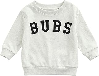 KameyouForever Baby,Clothing,Baby Boys 0-24m,Hoodies & Tracksuits,Sweatshirts KameyouForever Toddler Kids Baby Girls Boys Sweatshirt Kids Baby Casual Pullover Top Bubs Letter Sweatshirt Kids Boys Girls Clothes 1-6 Years