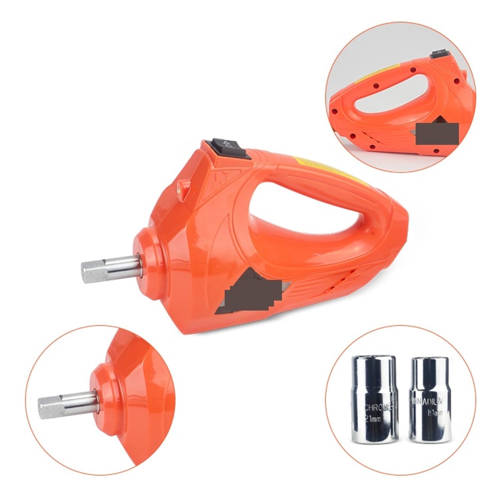 Cric idraulico, 12V 5Ton Car Electric Tire Lifting Car Jacks Idraulico Aria Gonfiabile Auto Pavimento Jack Con Chiave A Impatto E Manometro Pneumatici Pompa Aria per la maggior parte di auto, camion e