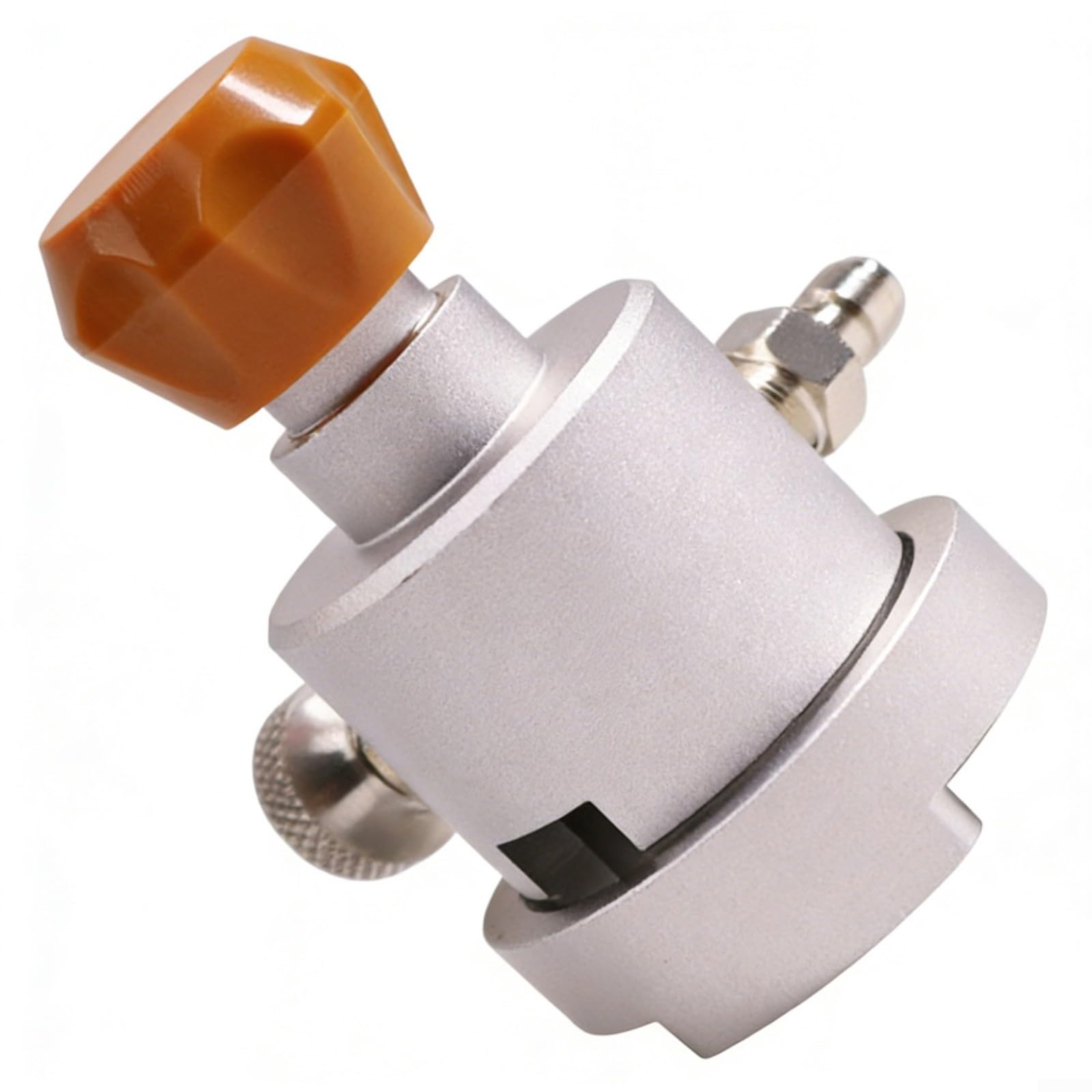 Raccordo a innesto rapido CO₂ con indicatore di colore e valvola limitatrice di pressione, per bombola di acqua gassata e carbonatazione delle bevande (B)
