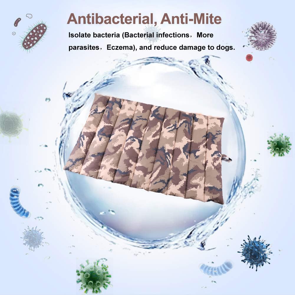 XIAPIA Cuccia Cane per Interno e Esterno, Cuscino Cane Grande, Cuscino Impermeabile per Cani, Letto Brandina per Cani in Resistente, Pieghevole