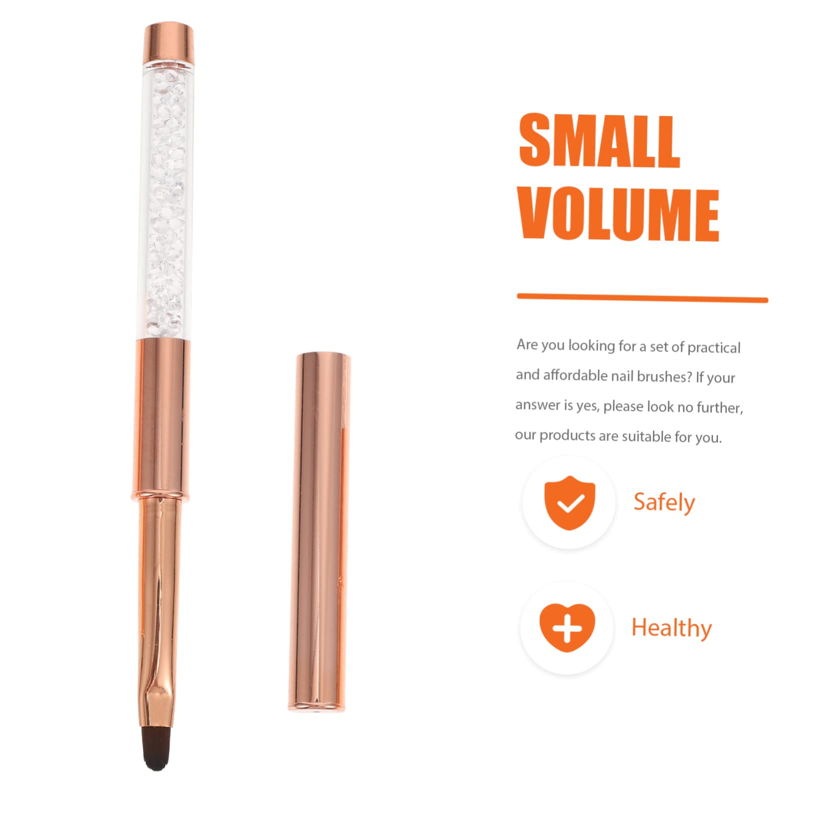 Healeved 5pezzi Pennarello Per Unghie Creativo Pennello Per Nail Art Gel Pennino Leggero e Riutilizzabile Per Decorazione Unghie Strumento Professionale Per Manicure Art Fine