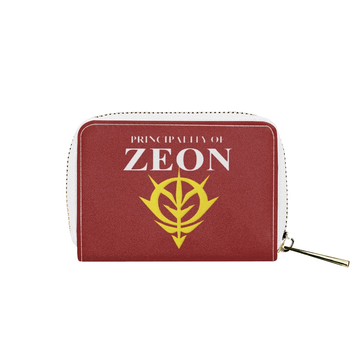 네오 지온 건담 신용카드 케이스 카드 슬롯 동전 지갑 미니 지갑 스타일리시하고 인기 있는 PU 가죽 가볍고 대용량 얇은 20개 포켓  스키밍 방지 남성용 여성용