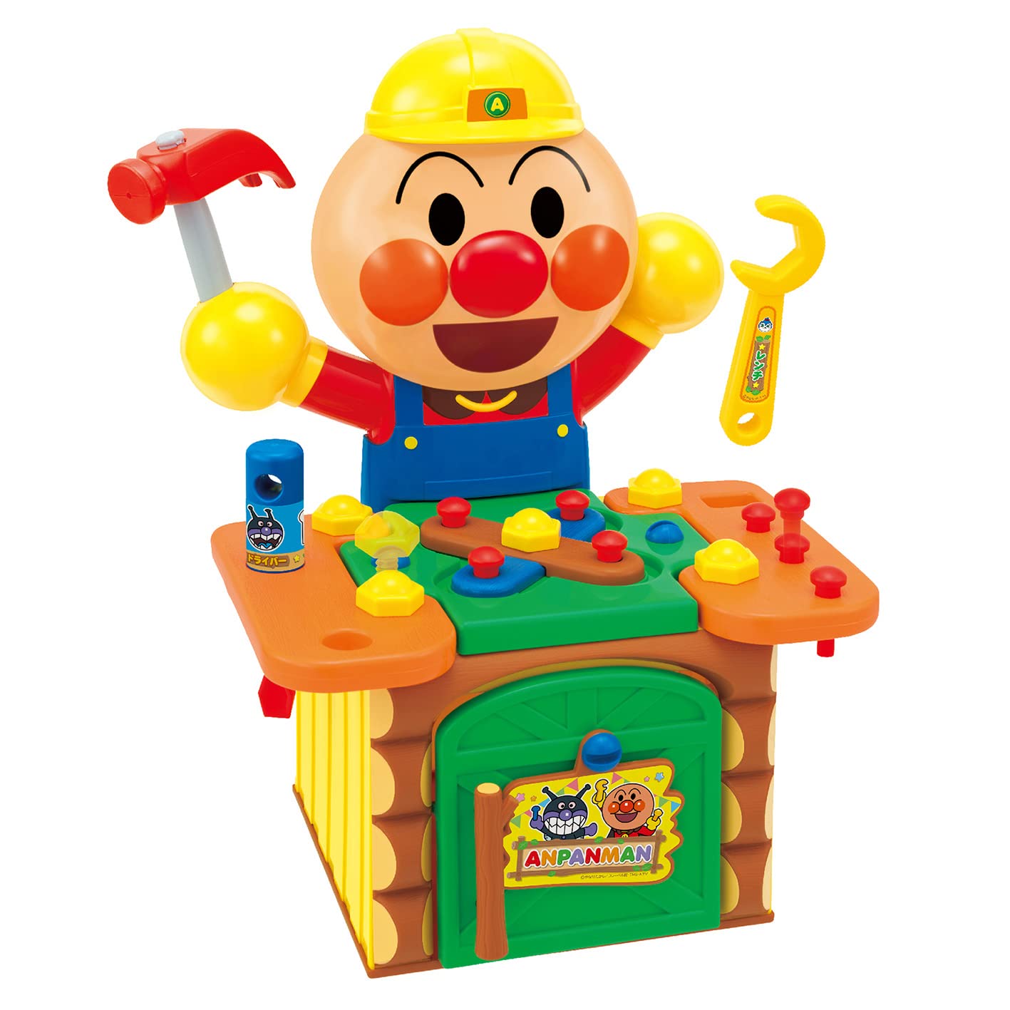 ANPANMAN トントン大工さん　希少 Amazon | ジョイパレット(JOYPALETTE) アンパンマン NEW たたいて