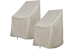 Shine Company Weatherproof Outdoor Rocking Chair Covers - Set of 2