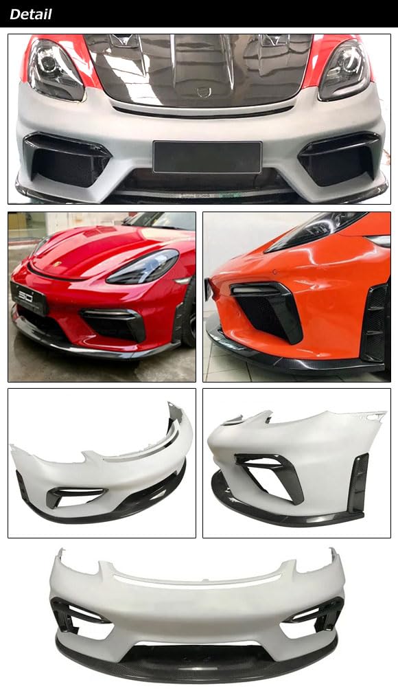 Amazon | フロントリップスポイラー ポルシェ用 718ケイマン 982 2016