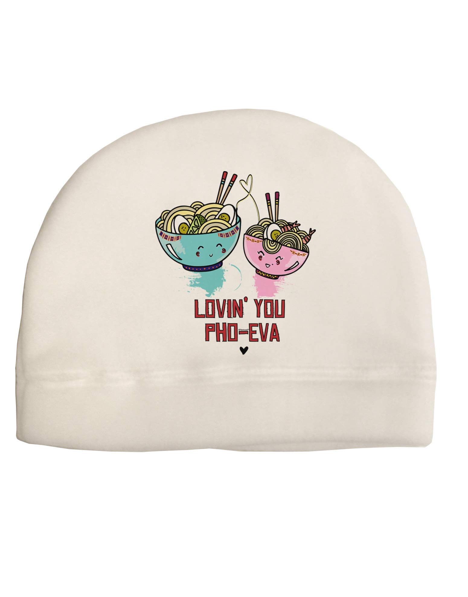TOOLOUD Lovin You Pho Eva Child Fleece Beanie Cap Hat White