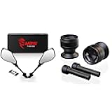 MZS 8MM Swingarm Spools Sliders + MZS Racing Motorcycle Mirrors Compatible with EX400