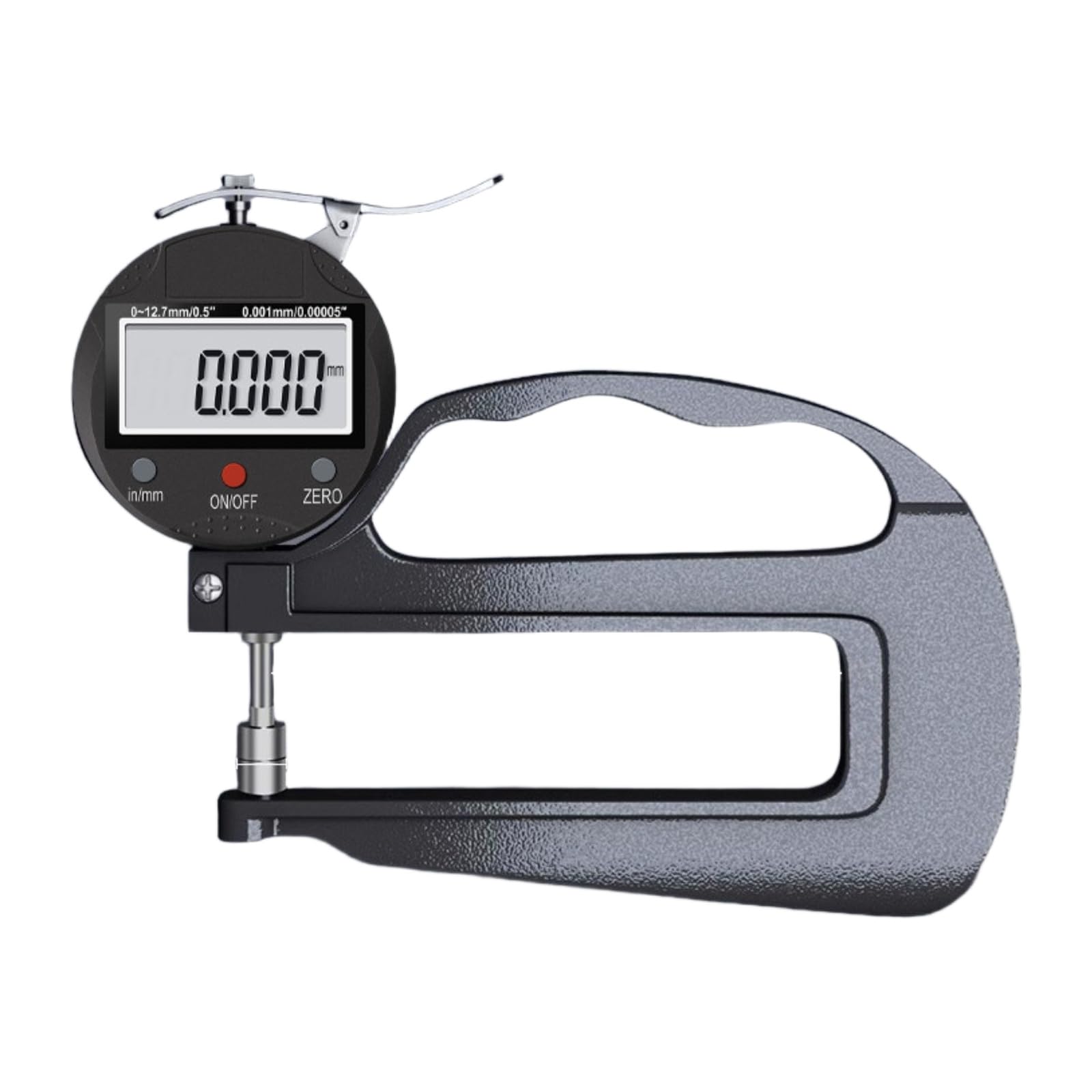 Spessimetro digitale, 0-25.4 mm(0-12.7mm 1-Chip/Deep Throat/Flat Tip)