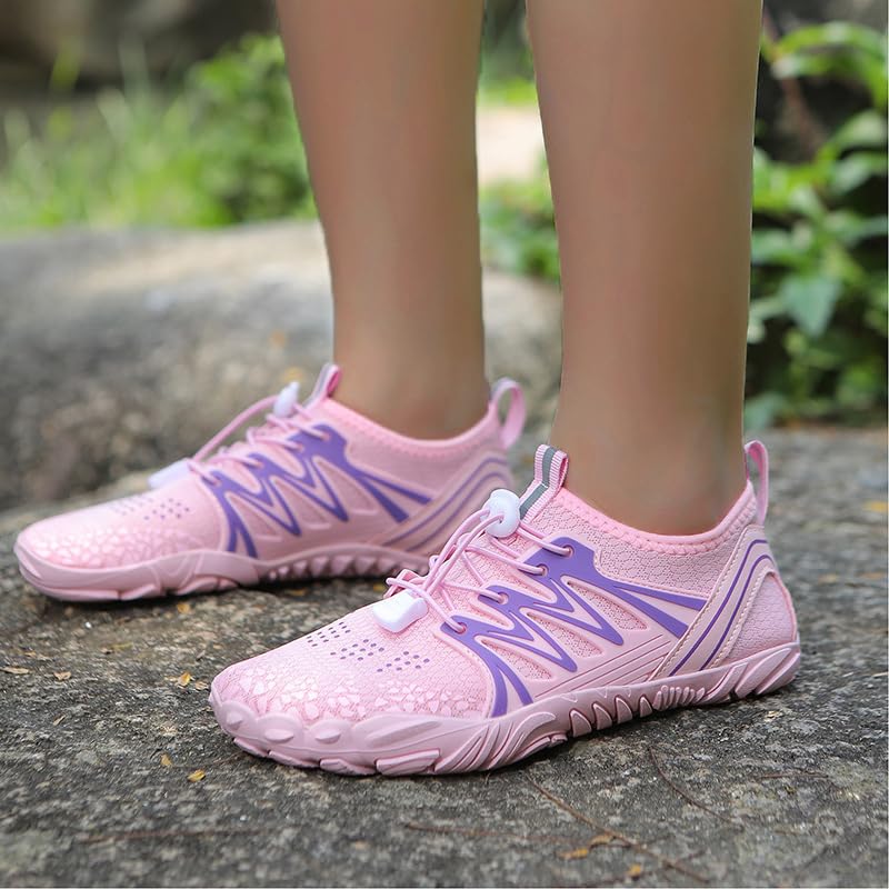 Barefoot Shoes Womens Mens Wide Toe Box Breathable Athletic Trail Walking Hiking Shoes