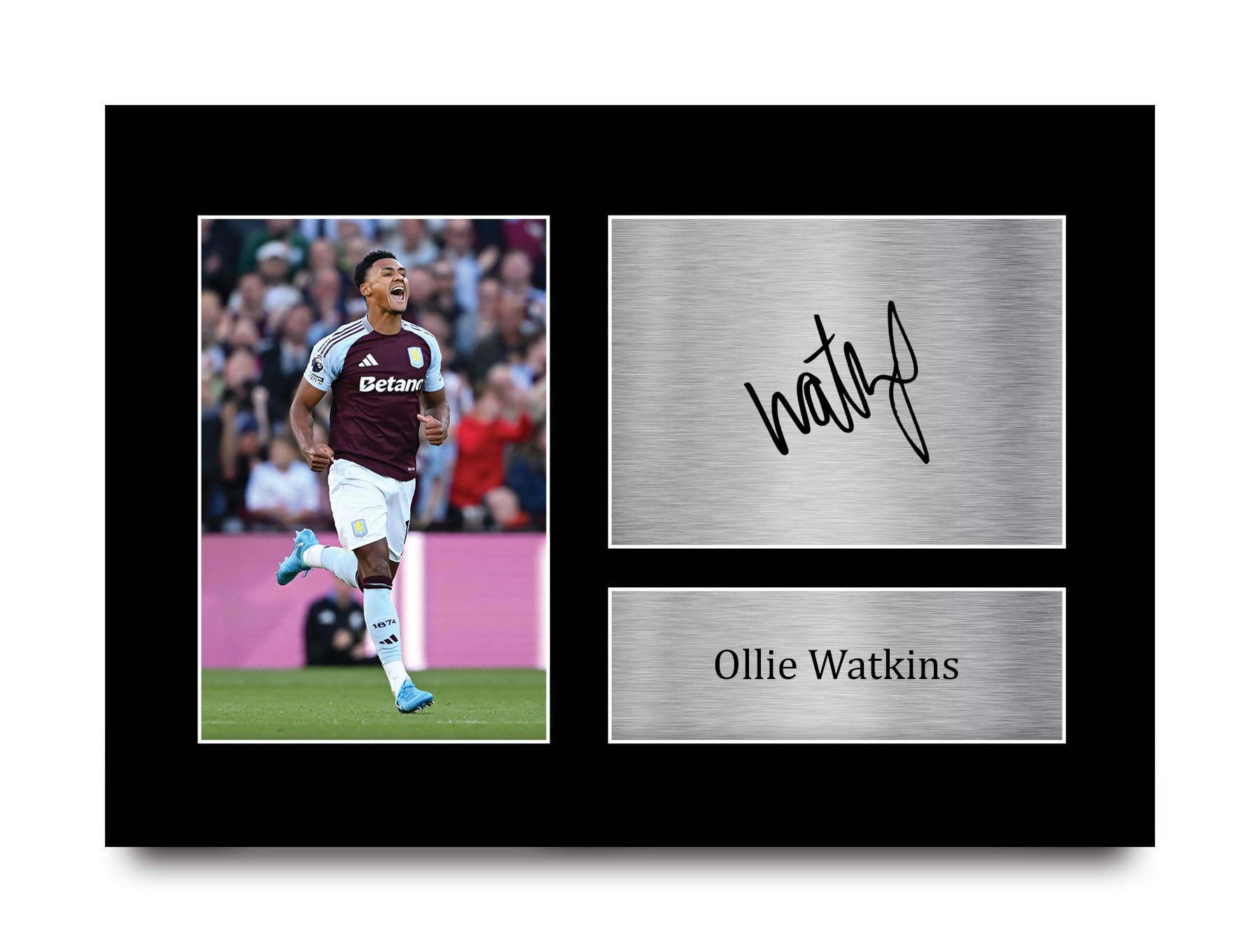 Amazon.co.jp: HWC Trading A4 Ollie Watkins アストン・ヴィラ ファン