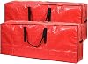 Sattiyrch Christmas Tree Storage Bag - Fits Up to 7.5 ft Holiday Xmas Disassembled Trees with Durable Reinforced Handles & Dual Zipper - Waterproof Material Protects from Dust,Moisture(Green)