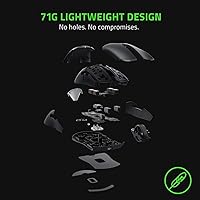 Vista 6 de Razer Viper - Ratón ambidiestro ultraligero para juegos de 8 KHz interruptores de juego más rápidos - Sensor óptico DPI de 20 K - 8 botones