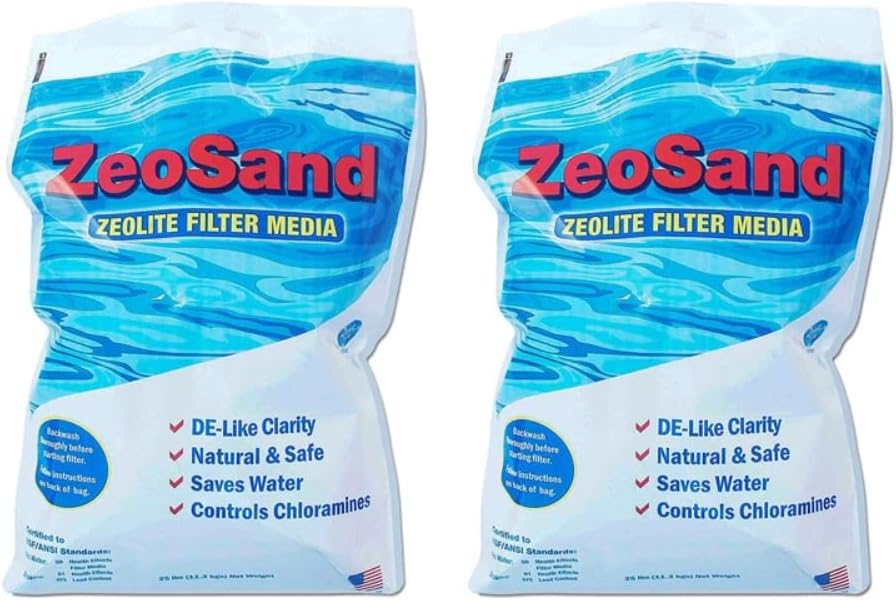 ZeoSand Alternative Swimmning Pool Sand Zeolite Filter Media - 50 lbs
