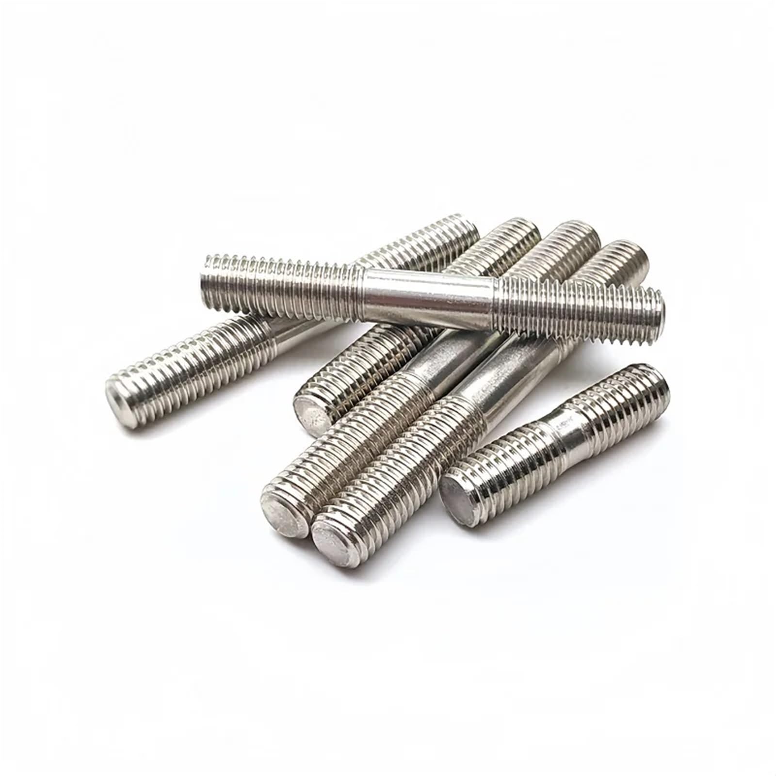 Gewindestange Doppel Ende Gewinde Stange Stehbolzen 304 Edelstahl Verlängern Gleich Länge Dual Kopf(M8-5pcs,150mm)