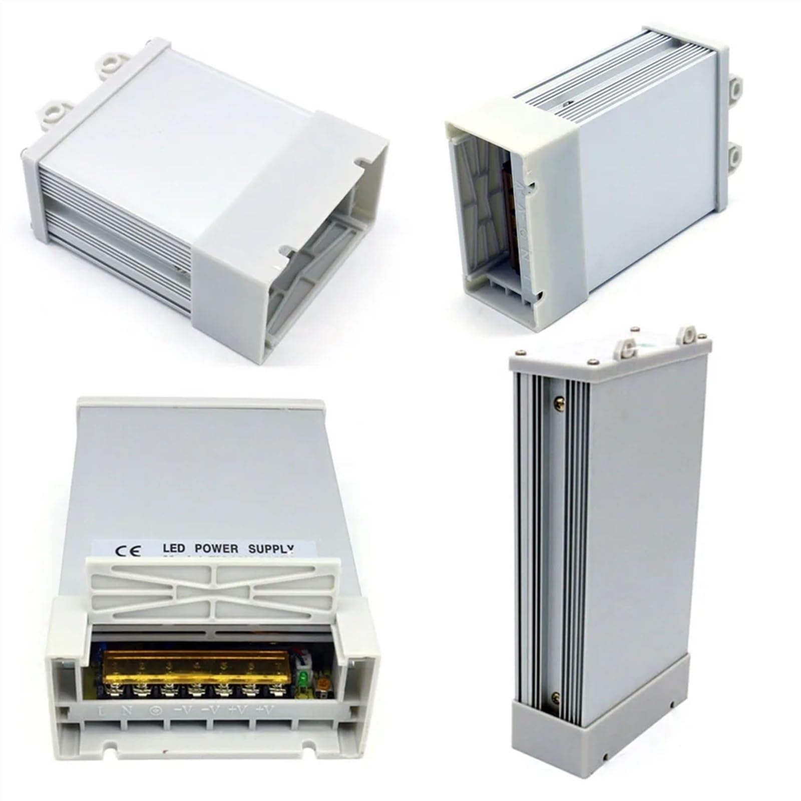 Fuente de alimentación de conmutación a Prueba de Lluvia al Aire Libre 5a 10a 15a 20a 30a 12V Regulado Corriente Continua Fuente de alimentación 6 0W 100W 120W 150W 200W 250W 350W 400W(Color:200W)