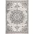 Nicole Miller New York Patio Country Azalea Transitional Medallion Indoor/Outdoor Area Rug, Grey/Black, 5'2"x7'2"