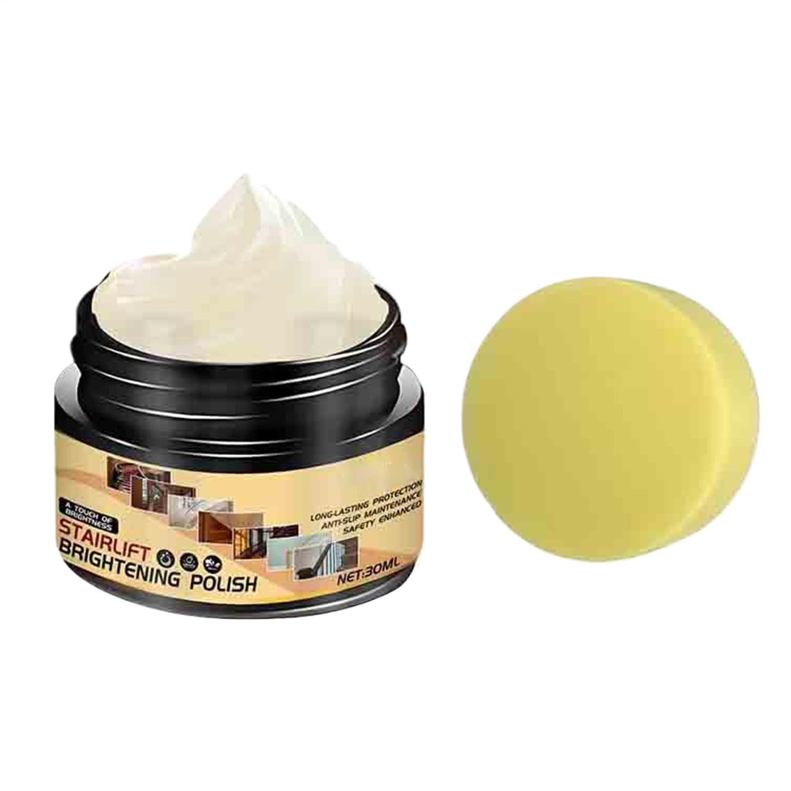 Wood Wax for Furniture - Gloss Restoration Kit, Grain Strengthening Cream, Smooth Finishing Balm | Carpenter Care Hardware, Antique Refurbishment Component for Oak Desk, Mah