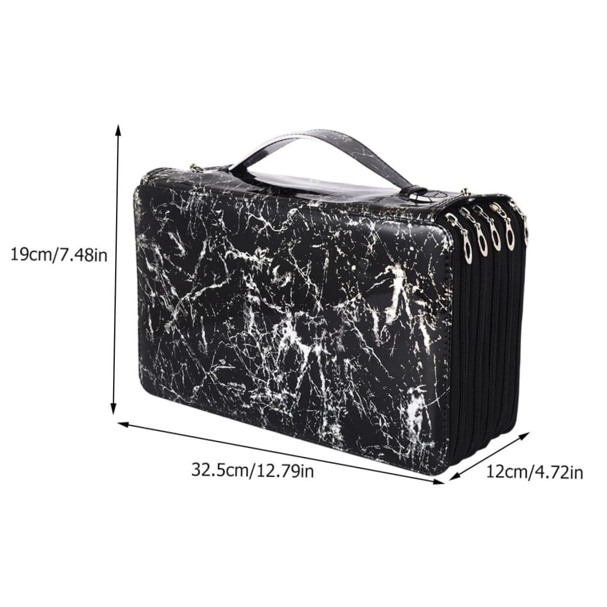 NUOBESTY 303trous Trousse à Crayons Capacité Multi-Couches Pochette De Rangement Pratique pour Fournitures Scolaires Et Stylo
