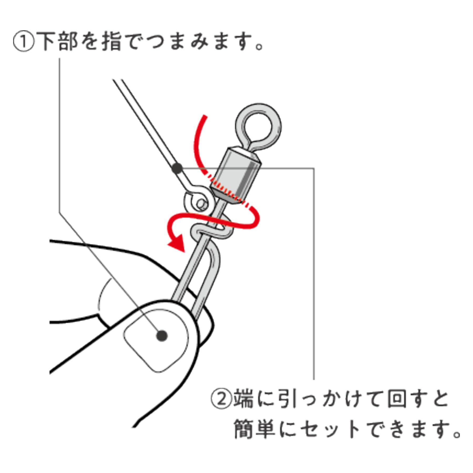 Amazon | 植田漁具(UG) GTR-01 ガイドトール 黒 | SESSYA | スイベル