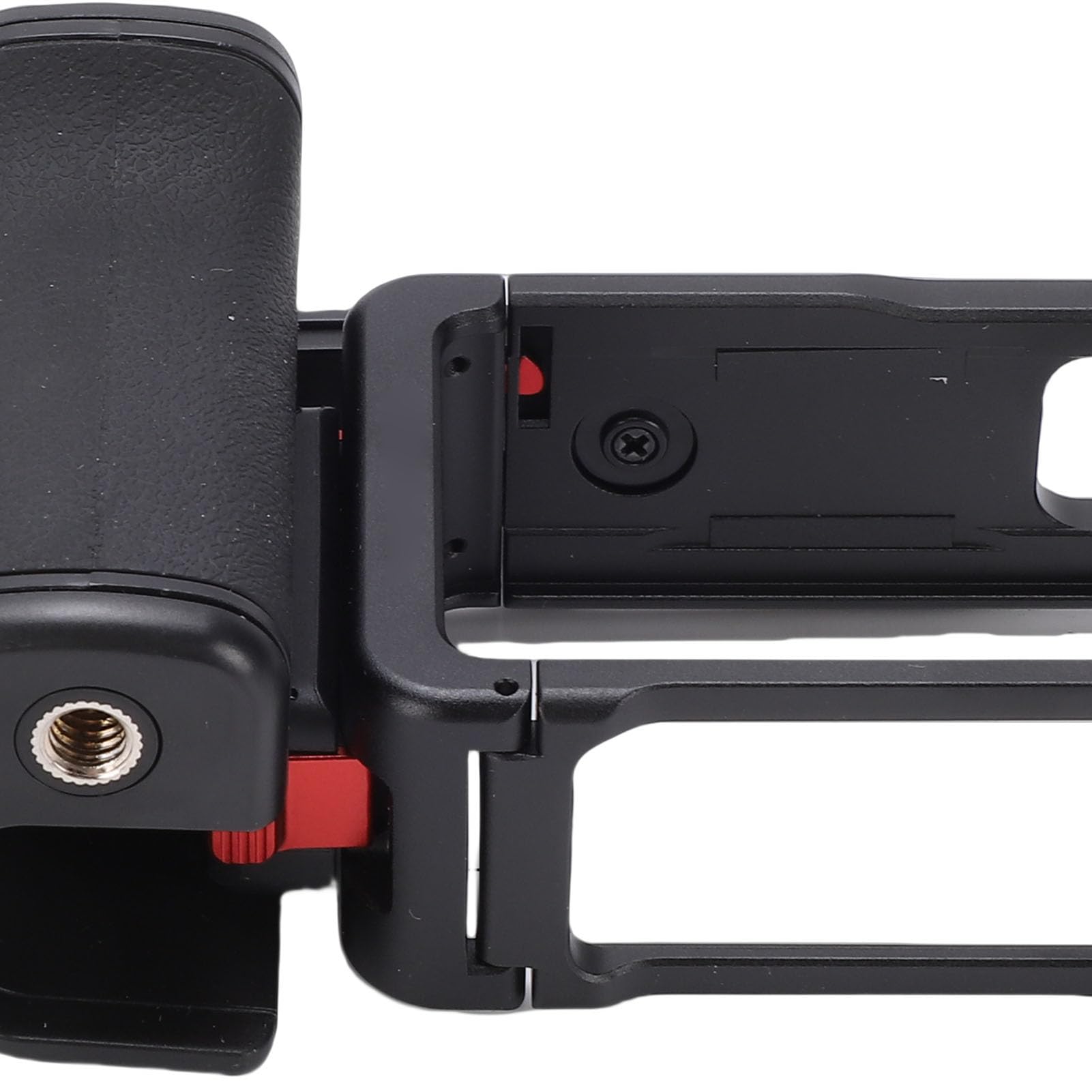 Jiawu Kit Impugnatura per Action Camera, Design Ergonomico Antiscivolo e Robusta Gabbia per Fotocamera Compatibile con le più Popolari Action Camera, Impugnatura con Custodia Magnetica per la