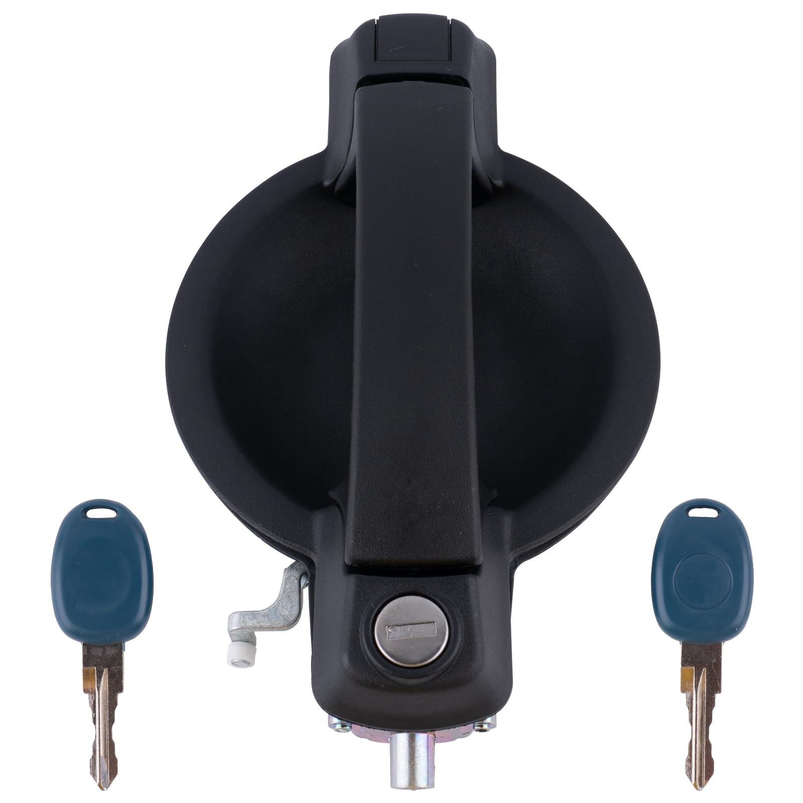 Poignée de Porte Extérieure Compatible avec Doblo(735309959+2KEY) | Poignée Droite Avant avec 2 Clés Compatible avec Fiat Doblo Cargo (MK1) & Doblo 119 2005–2010