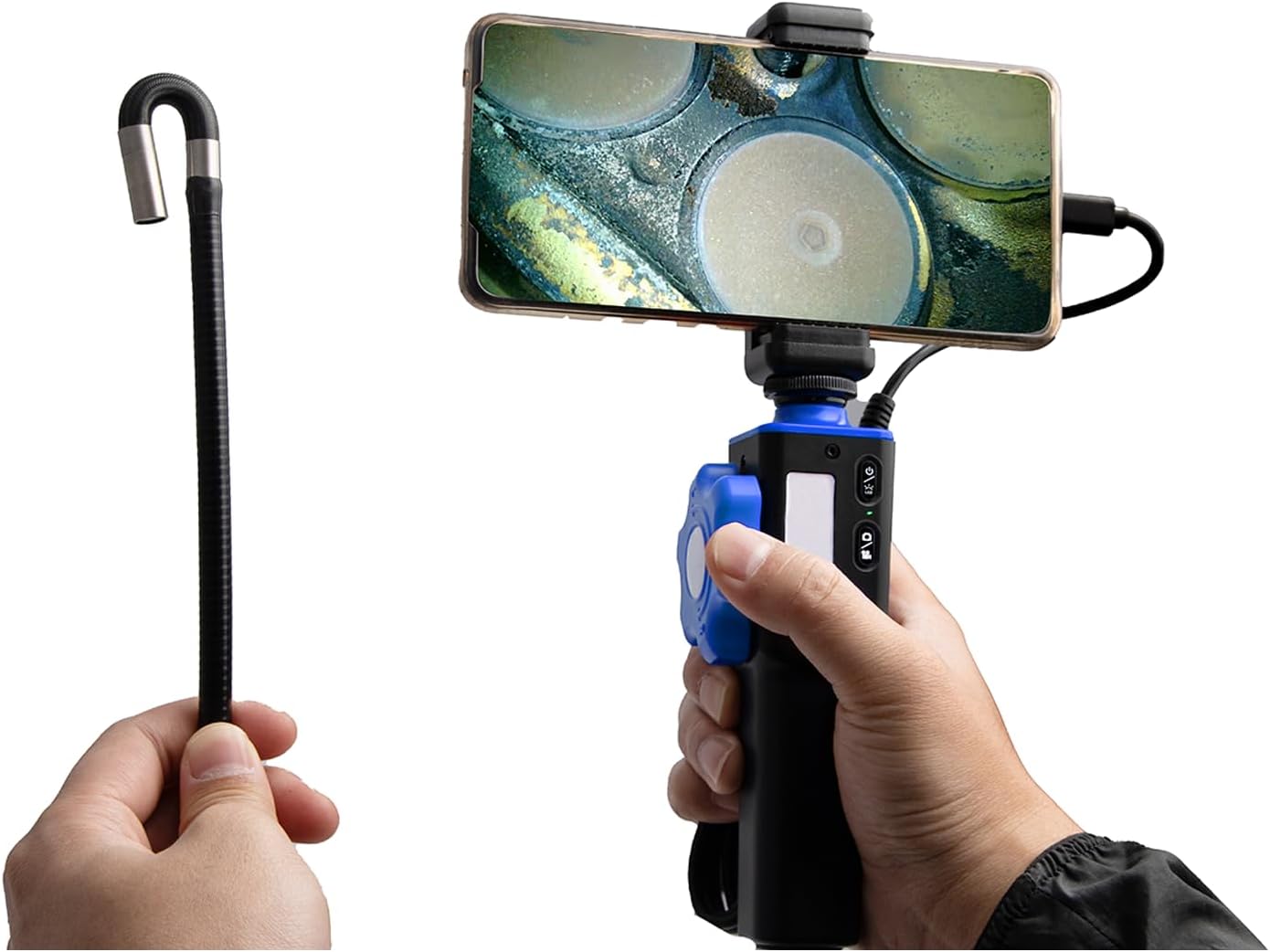 Amazon.co.jp: Ralcam先端可動式ファイバースコープ 6.2mm極細い