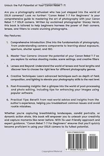 image for Canon Rebel T-7 For Beginners: A Beginner’s Guide to Learning About 