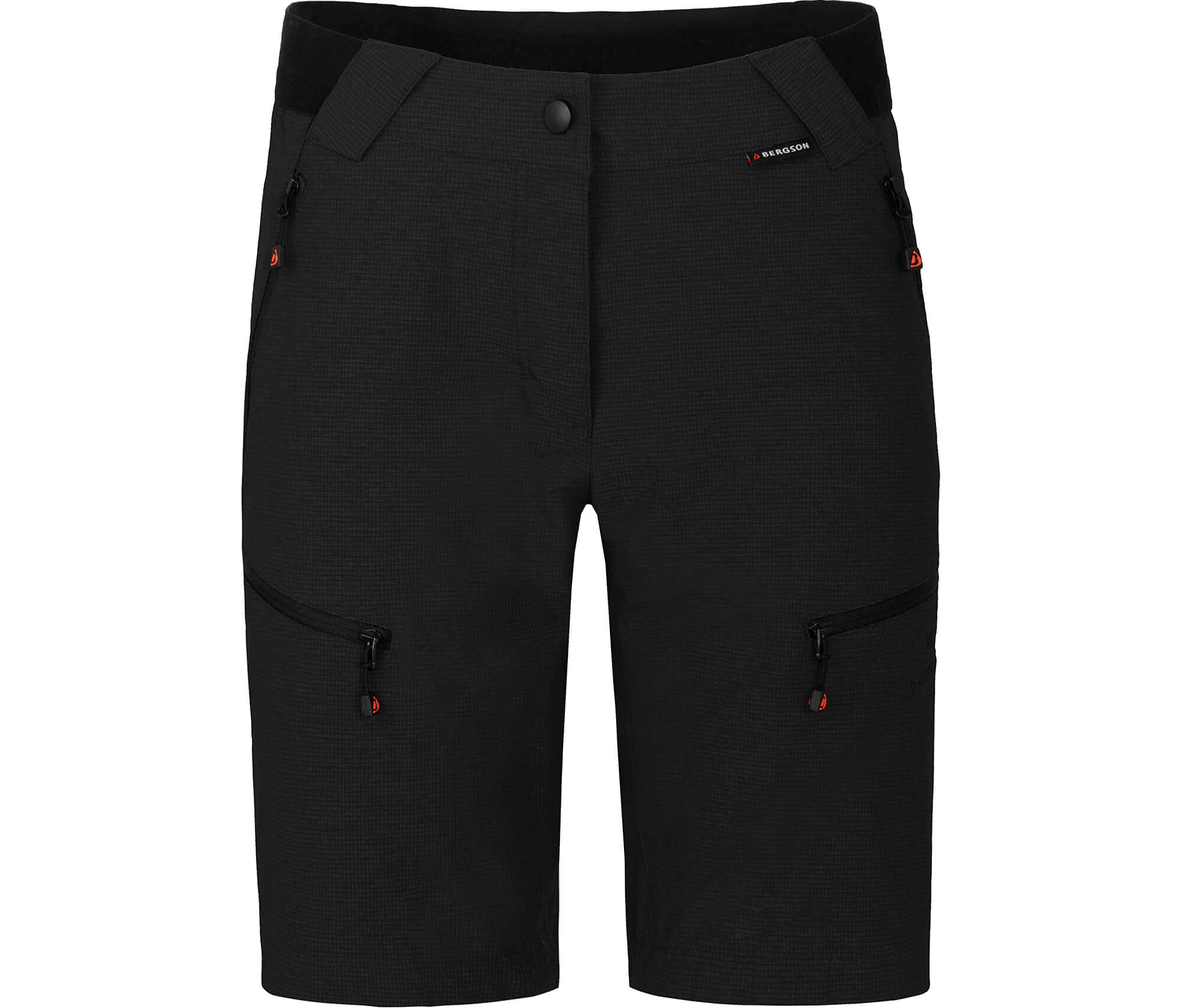 Bergson PORI Bermuda | Damen Wandershorts - Robust & elastisch Damen Wandershorts in Bermuda-Länge, Normalgrößen, Supra Stretch 4-Wege-Stretch, reißfestes Ripstop-Gewebe, wasserabweisend & PFC-frei,