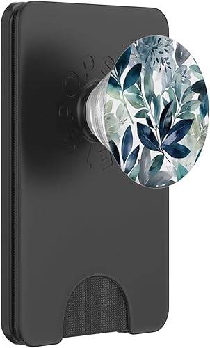 Miniatura 7 de Patrón de jardín verde floral de eucalipto PopSockets PopGrip intercambiable