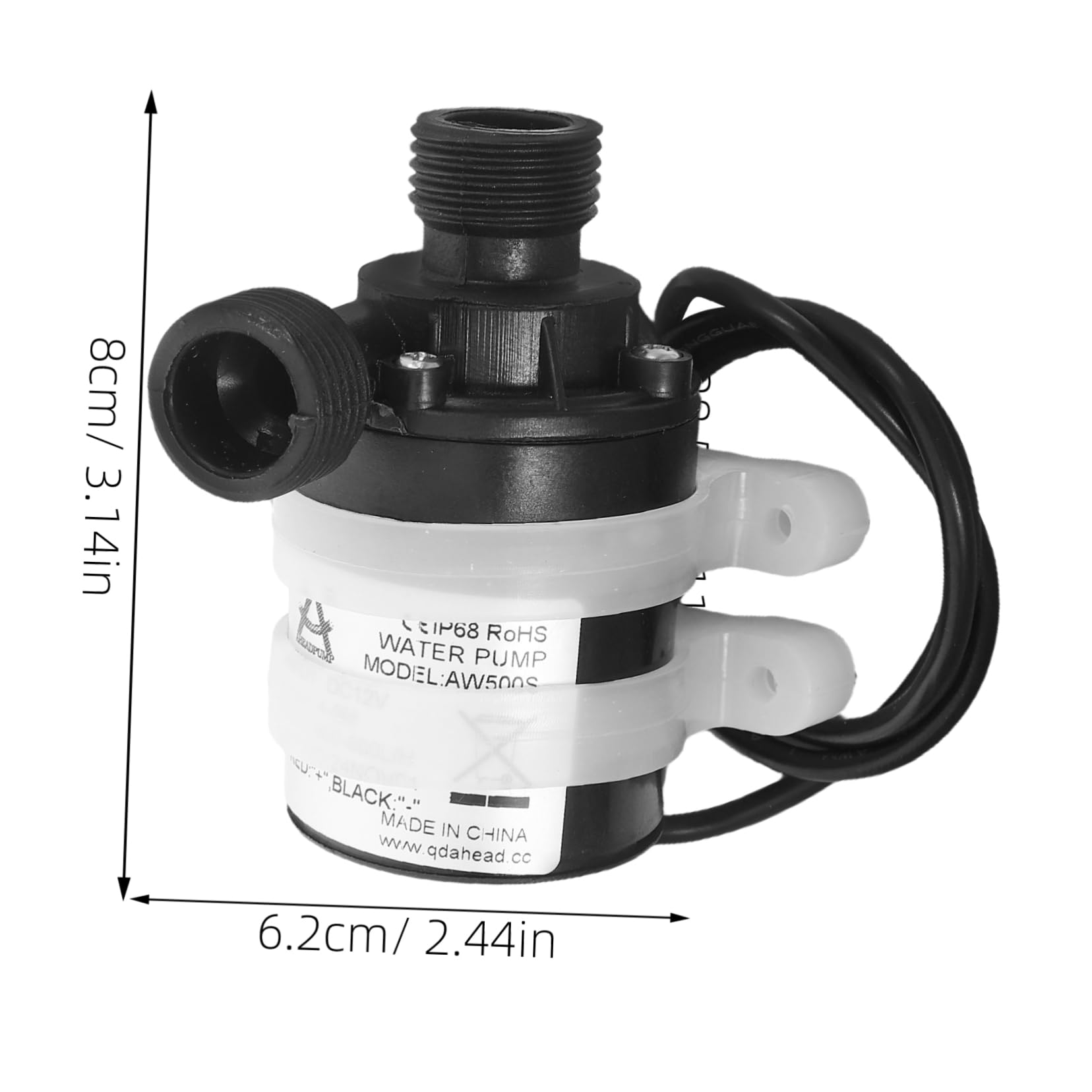 ibasenice Pompa Sommergibile Dc Senza Spazzole Per Laghetto Acquario Fontana Per Coltivazione Circolazione Micropompa Per Acqua Interfaccia Filettata
