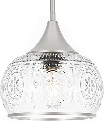 Miniatura 13 de Lámpara de techo semiempotrada vintage negra con cristal de globo. Ideal para iluminación de cocina pequeña, armario, pasillo, entrada y baño Negro