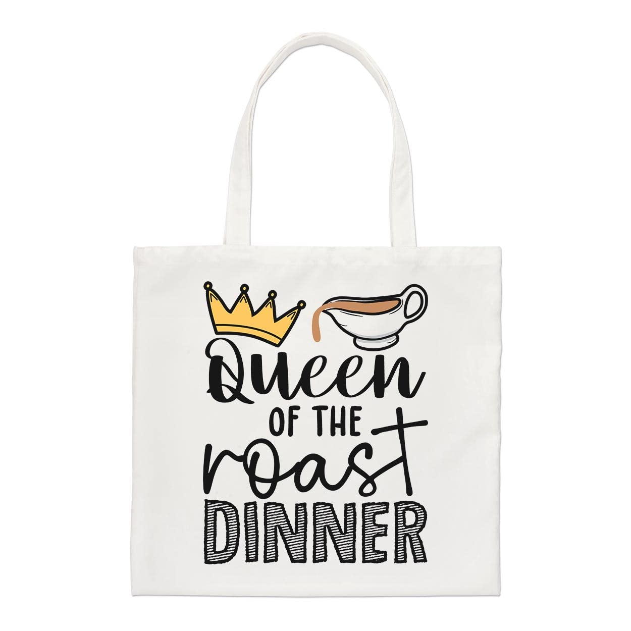 Queen Of The Roast Dinner Regular Tote Bag Mum Mothers Day Best Awesome Shopper