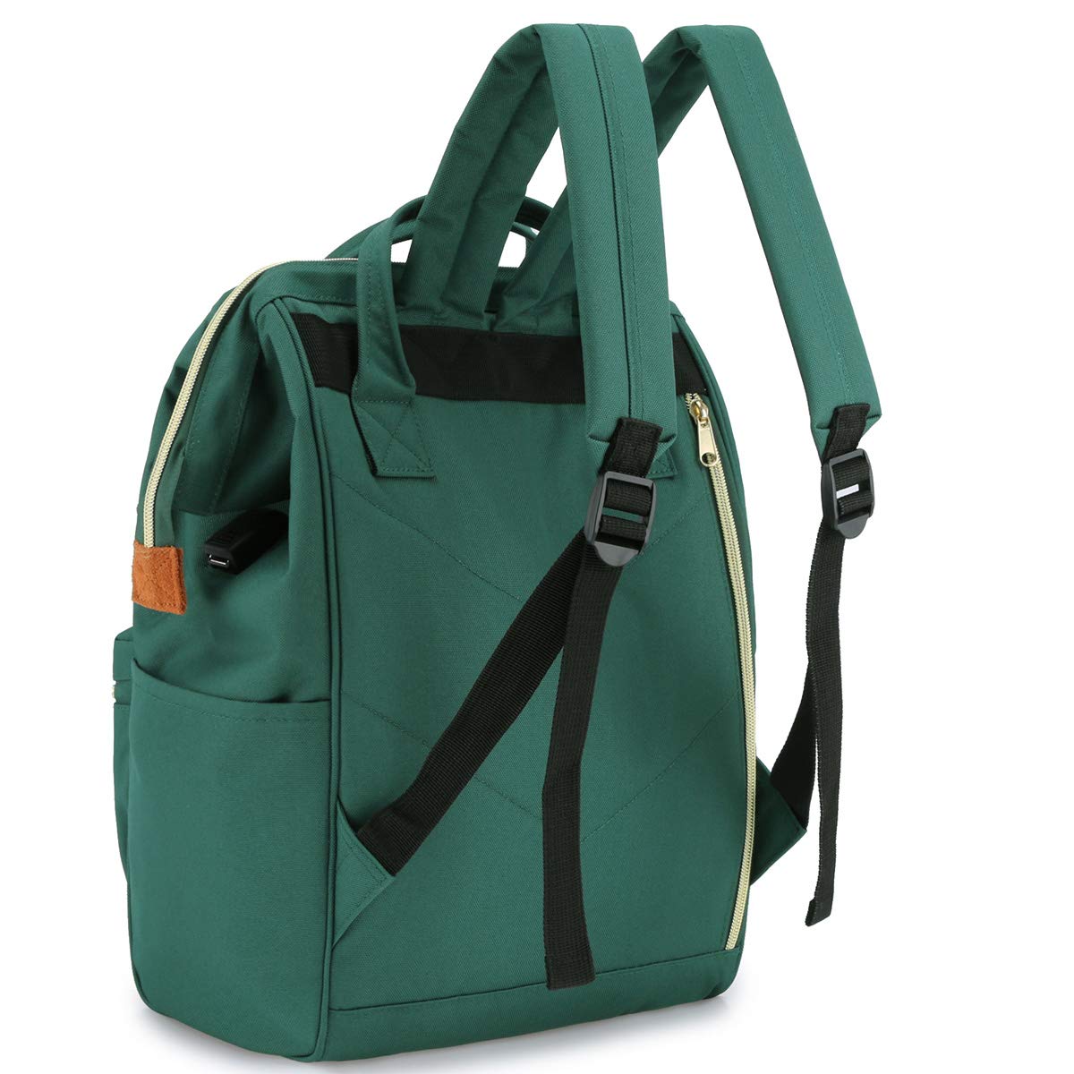 Himawari Sac à dos imperméable pour ordinateur portable de 15,6" - Pour homme et femme