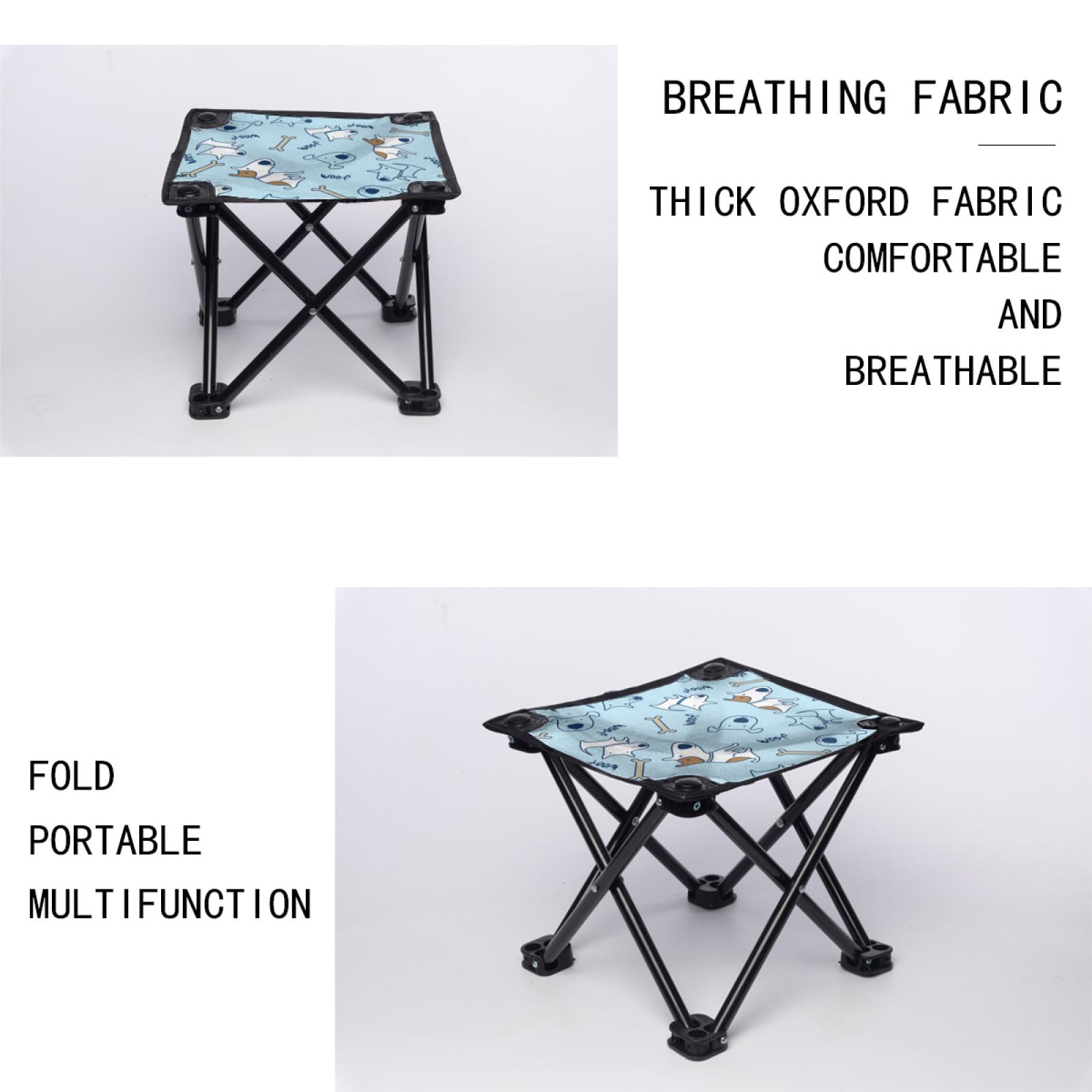 Amazon.co.jp: アウトドアチェア 犬柄 かわいい ワンちゃん キャンプ