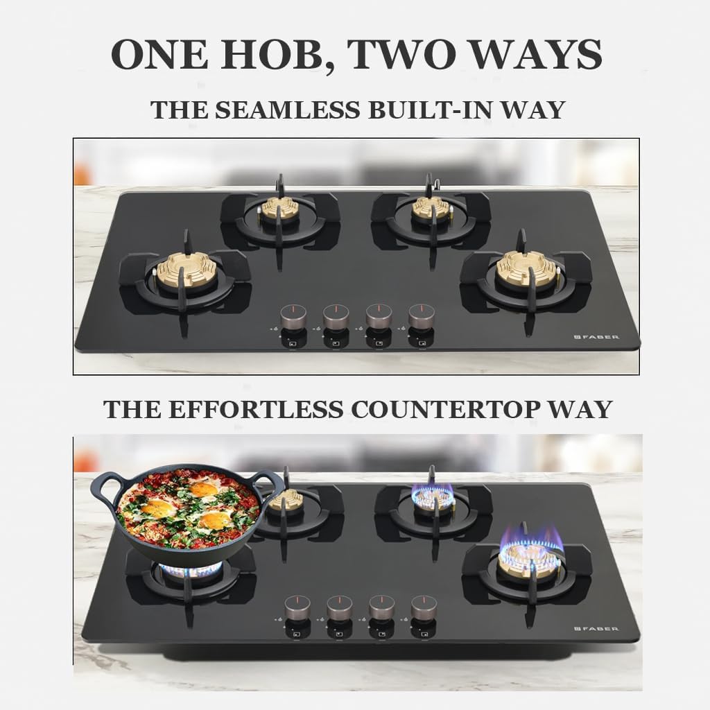 Faber HOB PRIME 90cm Gas Hob - Auto-Ignition -3 Faber HOB PRIME 90cm Gas Hob - Auto-Ignition -3