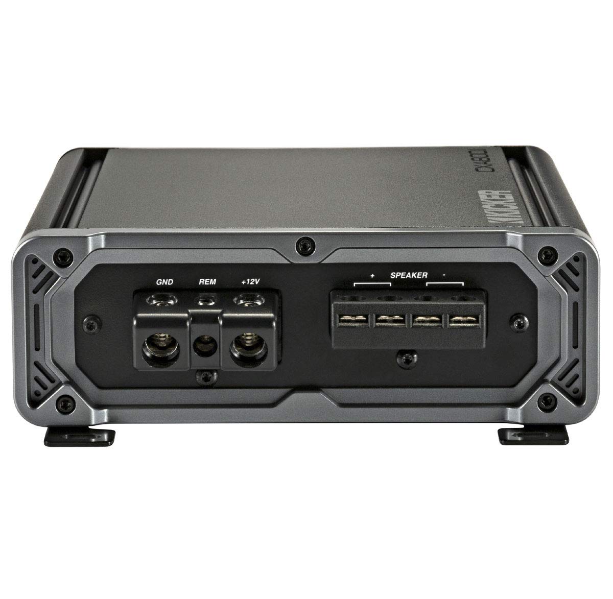 Connection side of the KICKER 46CXA8001 Mono Ampmáis vivo