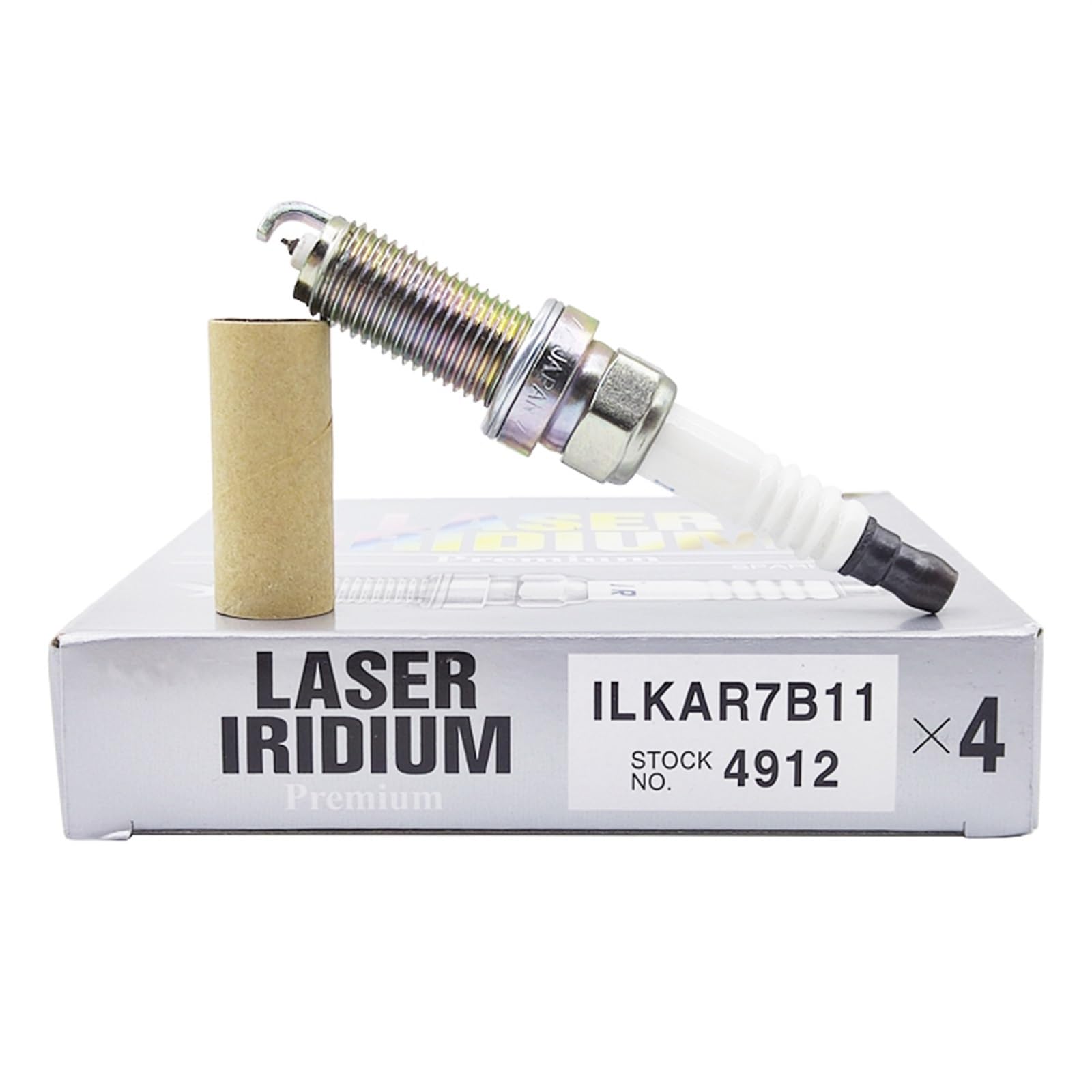 4 bujías de iridio ILKAR7B11 4912 compatibles con Toyota Corolla Auris Avensis Prius RAV4 Yaris Lexus CT 200h Verso