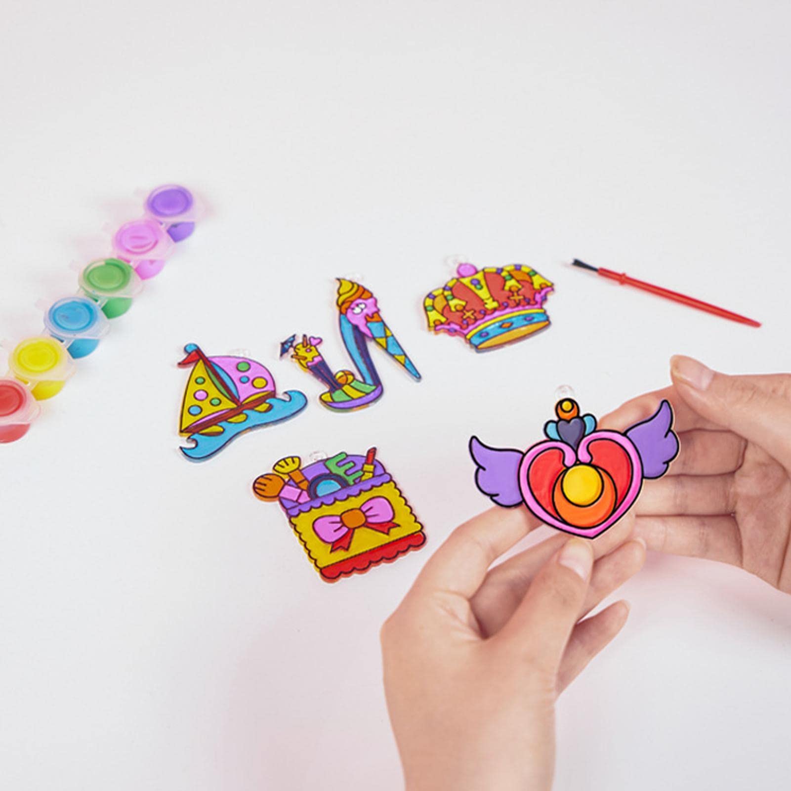 Amazon.co.jp: キーホルダー ペインティング キット - 塗り絵用