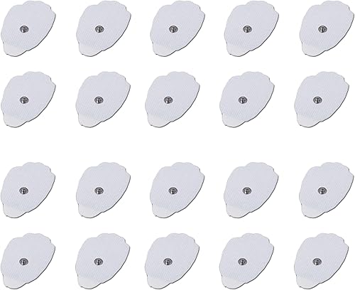 Tens Unit - Parches de repuesto reutilizables 20 (10 juegos) almohadillas adhesivas FDA 510 (k) Cleared