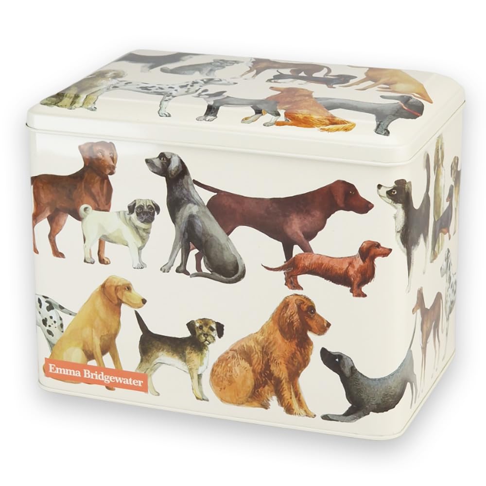 That's Crackers! Dogs | Extra Large Tinware Caddy | For You or Your Dog | Emma Bridgewater Gift