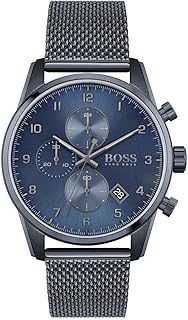 BOSS Men’s Quartz Watch – Grey Dial with Stainless Steel Strap – Sleek and Modern Everyday Timepiece