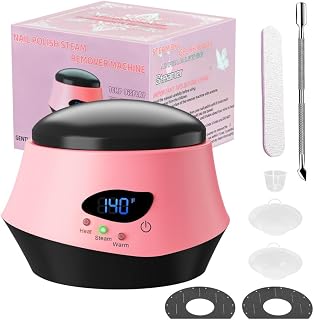 Nail Polish Remover Machine Upgraded Electric Steam Remover Portable Automatic Gel Nail Polish Remover for Home and Salon Use