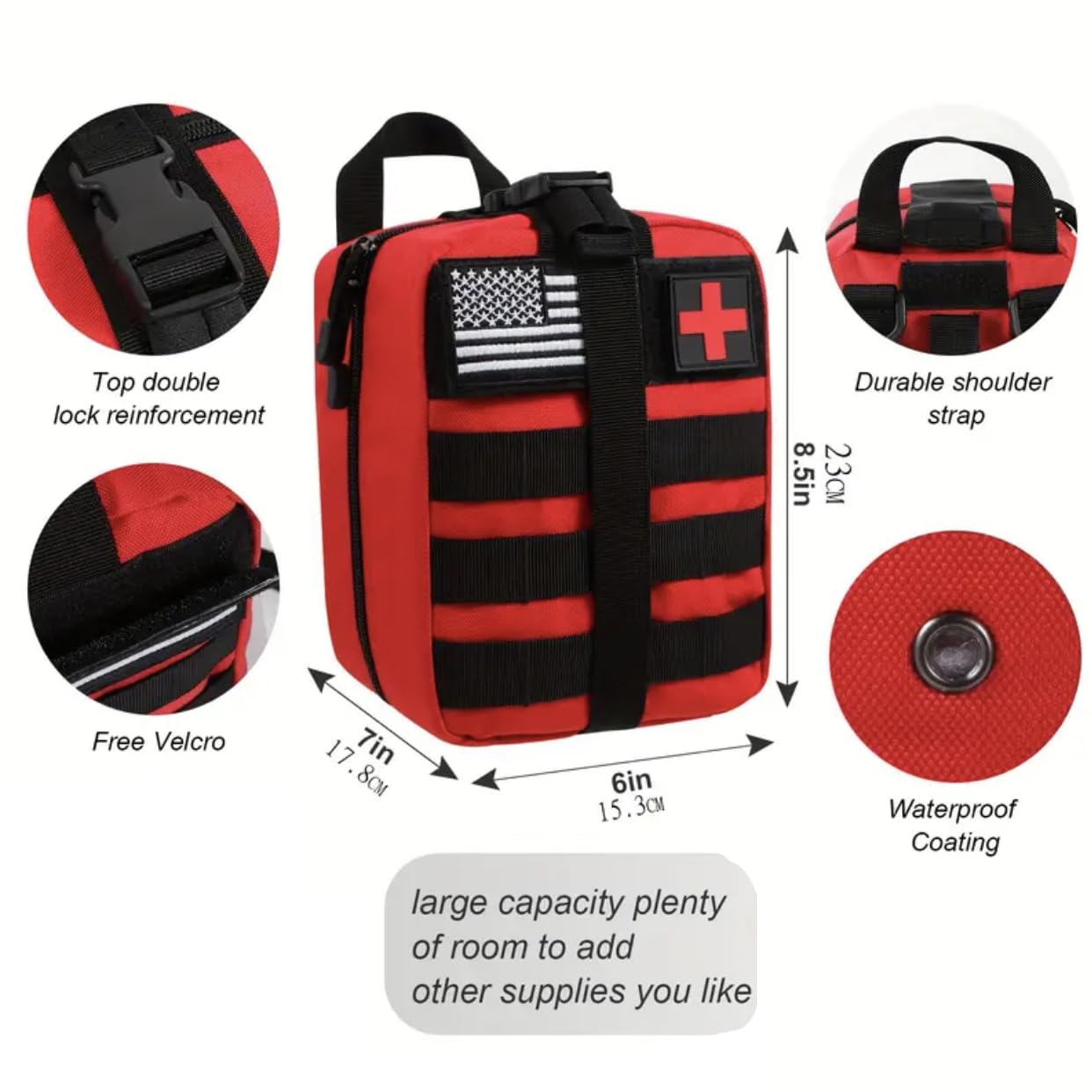 BL FORCE MICRO TRAUMA MOLLE EMPT BLK