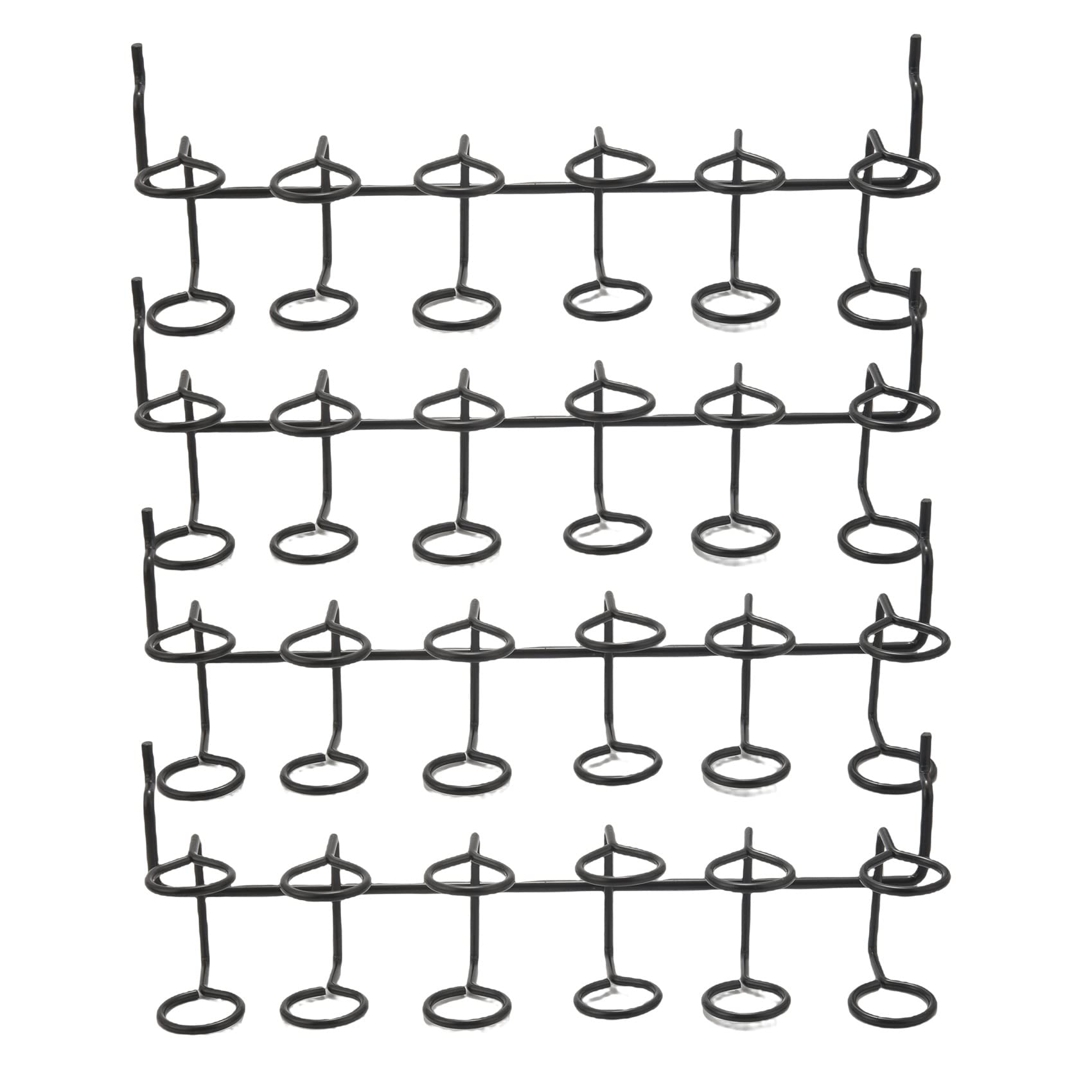 Lot De 4 Porte-tournevis Muraux QWORK - Rangement Outils : Tournevis, Pinces, Clés - Matériau PE/POM