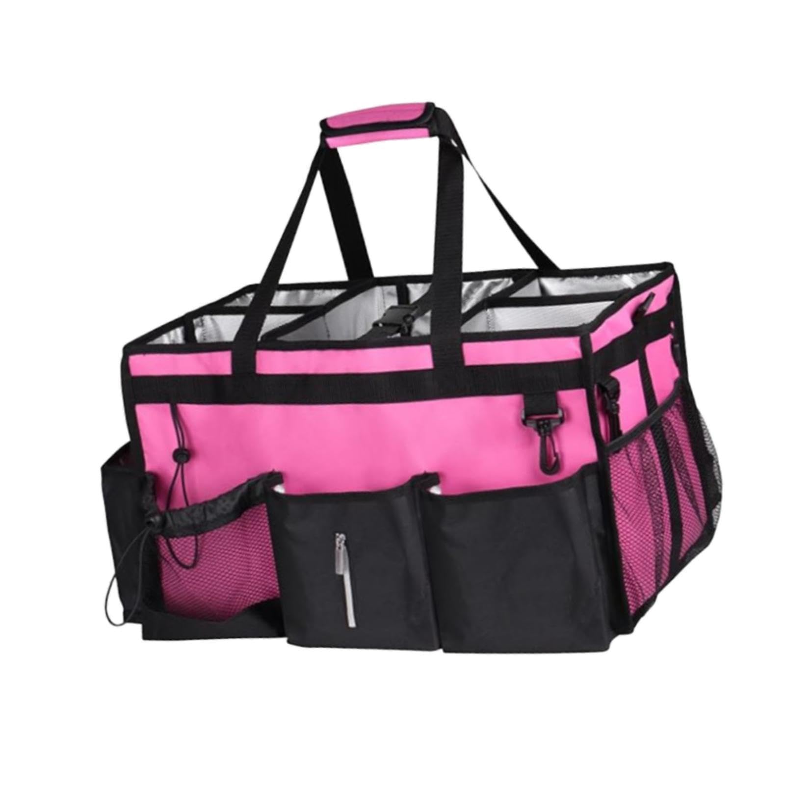 Bolsa de Limpieza, Organizador de Suministros de Limpieza, Gran Capacidad, Divisor Plegable para Personal de Limpieza, Portátil para Cocina Y Oficina.