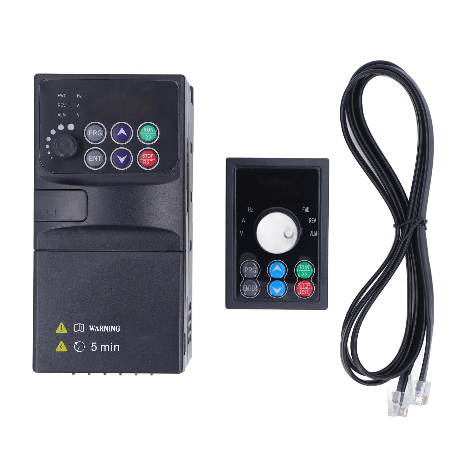 Generic Unidad de Frecuencia Variable Inversor Trifásico Eficiente de 0,75 KW para Control de Motores con Panel de Visualización Digital y Material Resistente Al Fuego